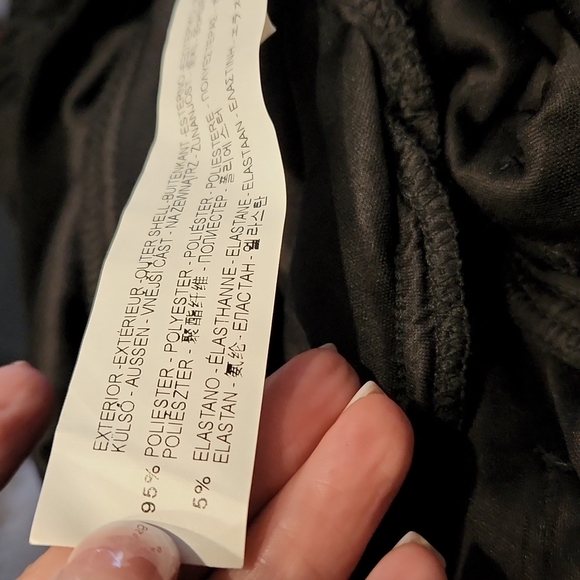 Zara Basic Black Long Sleeve Dress - Size Large - Picture 9 of 9